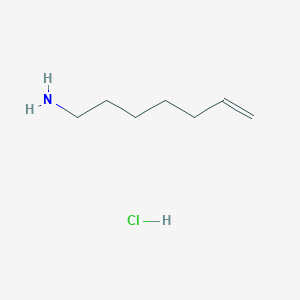 molecular formula C7H16ClN B8251627 Hept-6-en-1-amine hydrochloride 
