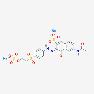 molecular formula C20H17N3Na2O11S3 B082518 Reactive Orange 16 CAS No. 12225-88-6