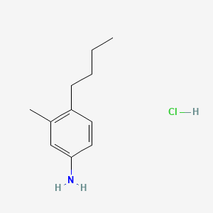 4-Butyl-3-methylaniline;hydrochloride