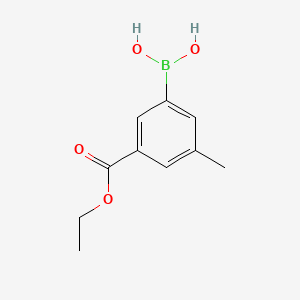 molecular formula C10H13BO4 B8252263 (3-(Ethoxycarbonyl)-5-methylphenyl)boronic acid 