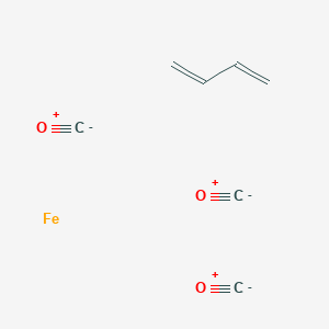 molecular formula C7H6FeO3 B082526 Iron, (eta4-1,3-butadiene)tricarbonyl- CAS No. 12078-32-9