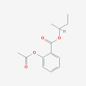 molecular formula C13H16O4 B8252761 sec-Butyl 2-acetoxybenzoate 