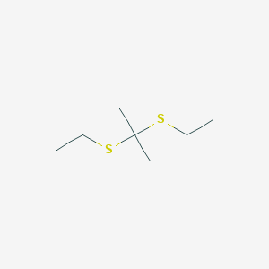 molecular formula C7H16S2 B082529 Propane, 2,2-bis(ethylthio)- CAS No. 14252-45-0