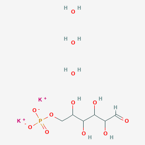 molecular formula C6H17K2O12P B8253217 D-Glucose 6-phosphate Dipotassium Salt Trihydrate 