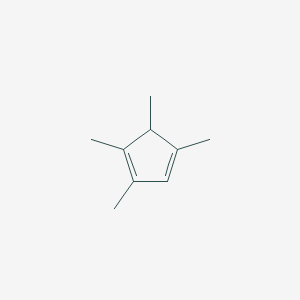 molecular formula C9H14 B8253452 1,2,4,5-Tetramethylcyclopenta-1,3-diene 
