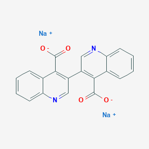 Disodium;3-(4-carboxylatoquinolin-3-yl)quinoline-4-carboxylate