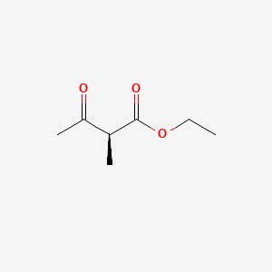 molecular formula C7H12O3 B8253544 Butanoic acid, 2-methyl-3-oxo-, ethyl ester, (S)- CAS No. 66841-52-9