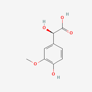 molecular formula C9H10O5 B8253575 (-)-Vanilmandelic acid CAS No. 41093-71-4