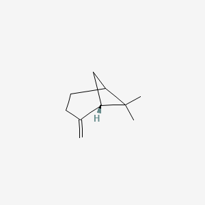 molecular formula C10H16 B8253628 (1S)-6,6-Dimethyl-2-methylenebicyclo[3.1.1]heptane 