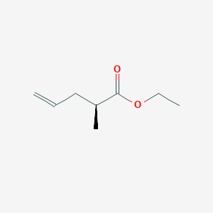 molecular formula C8H14O2 B8253657 ethyl (2S)-2-methylpent-4-enoate 