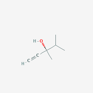 molecular formula C7H12O B8253667 3,4-Dimethyl-pent-1-yn-3-ol 