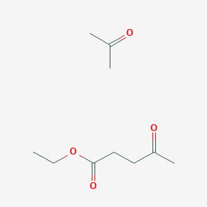 molecular formula C10H18O4 B8253693 Ethyl 4-oxopentanoate;propan-2-one 