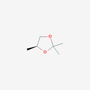 molecular formula C6H12O2 B8253783 2,2,4beta-Trimethyl-1,3-dioxolane 