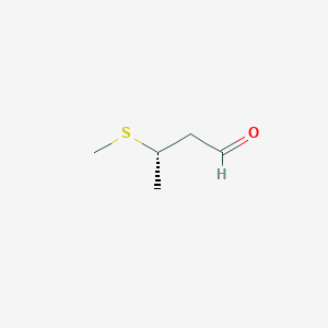 (3S)-3-methylsulfanylbutanal