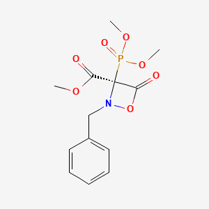 methyl (3S)-2-benzyl-3-dimethoxyphosphoryl-4-oxooxazetidine-3-carboxylate