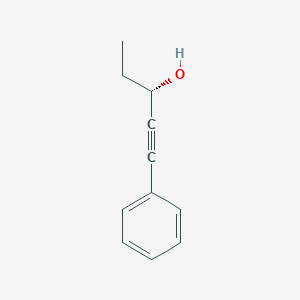 molecular formula C11H12O B8254036 (S)-1-Phenyl-1-pentyn-3-ol 