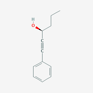 molecular formula C12H14O B8254049 (3S)-1-phenylhex-1-yn-3-ol 