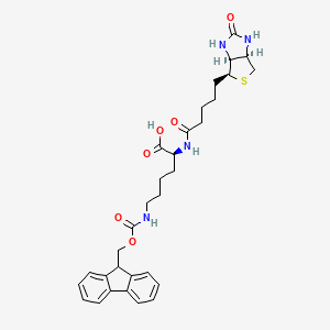 molecular formula C31H38N4O6S B8254126 biotinyl-Lys(Fmoc)-OH 