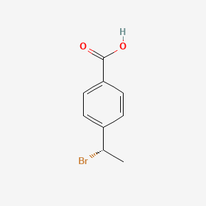 4-[(1S)-1-bromoethyl]benzoic acid