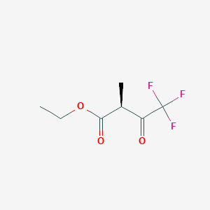 ethyl (2S)-4,4,4-trifluoro-2-methyl-3-oxobutanoate