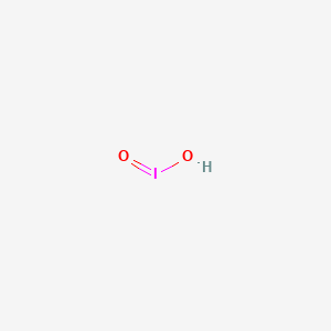 molecular formula HIO2 B082544 Iodous acid CAS No. 12134-99-5