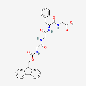 molecular formula C30H30N4O7 B8254429 Fmoc-ggfg-OH 