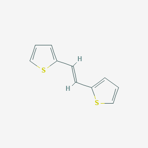molecular formula C10H8S2 B082547 trans-1,2-Di(2-thienyl)ethylene CAS No. 13640-78-3