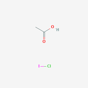 molecular formula C2H4ClIO2 B8254744 ICl AcOH 