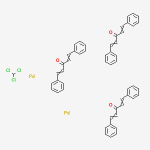 molecular formula C52H43Cl3O3Pd2 B8254818 Tris(dibenzylidenacetone) dipalladium chloroform 