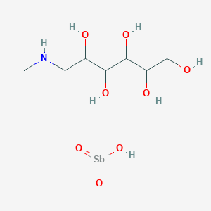 molecular formula C7H18NO8Sb B8254928 Methylglucamine antimonate 
