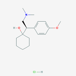 molecular formula C17H28ClNO2 B8254968 Venlafaxine hydrochloride, (R)- CAS No. 93413-47-9