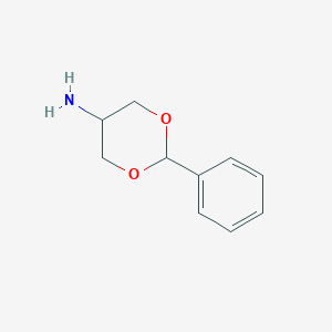 molecular formula C10H13NO2 B082550 2-Phenyl-1,3-dioxan-5-amine CAS No. 13042-46-1