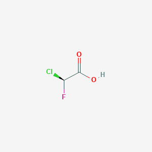molecular formula C2H2ClFO2 B8255143 (S)-2-Chloro-2-fluoroacetic Acid 