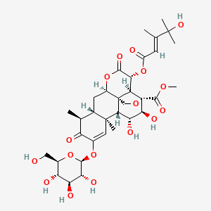 molecular formula C34H46O17 B8255408 Yadanzioside C 