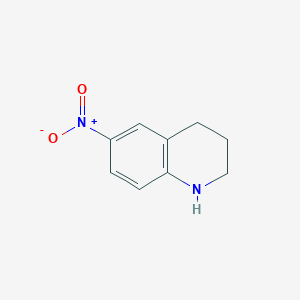 molecular formula C9H10N2O2 B082555 6-Nitro-1,2,3,4-tetrahydroquinoline CAS No. 14026-45-0