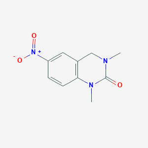 B8255533 1,3-Dimethyl-6-nitro-3,4-dihydroquinazolin-2(1H)-one CAS No. 233775-52-5
