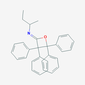 molecular formula C31H29NO B082556 N-butan-2-yl-3,3,4,4-tetraphenyloxetan-2-imine CAS No. 14253-18-0