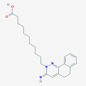 3-Imino-2,3,5,6-tetrahydrobenzo[h]cinnoline-2-undecanoic acid