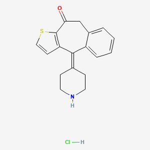 molecular formula C18H18ClNOS B8255896 Norketotifen Hydrochloride 