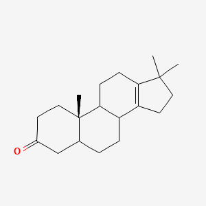 (10S)-10,17,17-trimethyl-1,2,4,5,6,7,8,9,11,12,15,16-dodecahydrocyclopenta[a]phenanthren-3-one