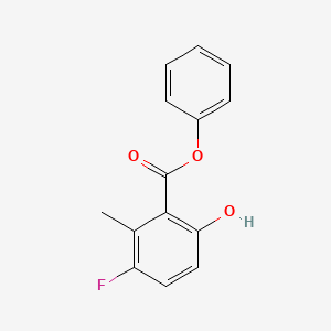 Phenyl 3-fluoro-6-hydroxy-2-methylbenzoate