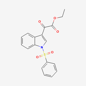 Ethyl 2-[1-(benzenesulfonyl)indol-3-yl]-2-oxoacetate