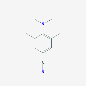 molecular formula C11H14N2 B082561 N,N,2,6-Tetramethyl-4-cyanoaniline CAS No. 13012-16-3