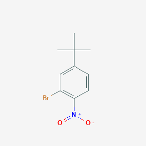 molecular formula C10H12BrNO2 B8256118 2-Bromo-4-(tert-butyl)-1-nitrobenzene 