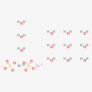 molecular formula AlCsH24O20S2 B8256282 Aluminum cesium sulfate dodecahydrate 