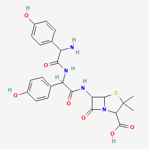 molecular formula C24H26N4O7S B8256304 D-hydroxyphenylglycylamoxicillin) 