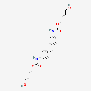 molecular formula C23H30N2O6 B8256332 Bis(4-hydroxybutyl) 4,4'-methylenebis(phenylcarbamate) 