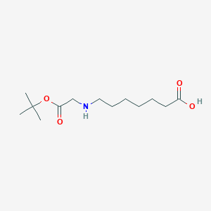 molecular formula C13H25NO4 B8256588 Heptanoic acid, 7-[[(1,1-dimethylethoxy)carbonyl]methylamino]- CAS No. 194718-11-1