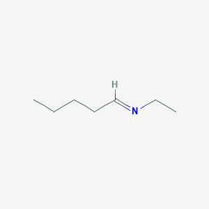 molecular formula C7H15N B082566 Ethanamine, N-pentylidene- CAS No. 10599-76-5