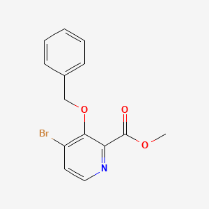 molecular formula C14H12BrNO3 B8256808 Methyl 3-(benzyloxy)-4-bromopicolinate 